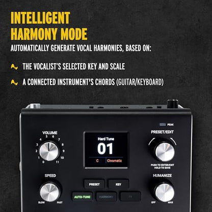 HeadRush VX5 Vocal Effects AutoTune Pedal | Antares Auto-Tune, Vocal Effects, Vocal Harmony, Real Time Pitch Correction, Audio Interface with Mic/Guitar Inputs - style: VX5 Vocal Effects Processor