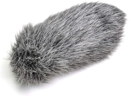 Furry Deadcat Windscreen for Rode VideoMic GO Camera Microphone, Wind Shield Mic Windshield Muff Fur Blocker Protection Cover Outdoor