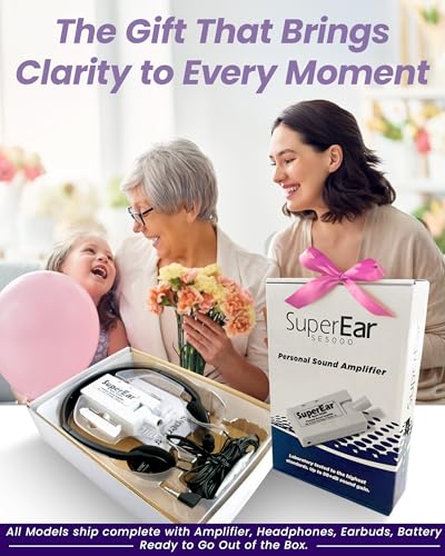 SuperEar SE5000 - Hearing Amplifier, Personal Headphones, Audio Accessories