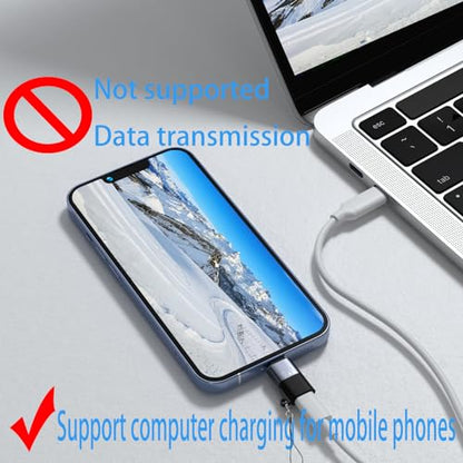 for DJI mic mini lightning adapter,USB C to Lighting adapter,suitable for connecting wireless microphones,USB flash memory,card readers,mice,keyboards,and other devices to mobile phones and tablets