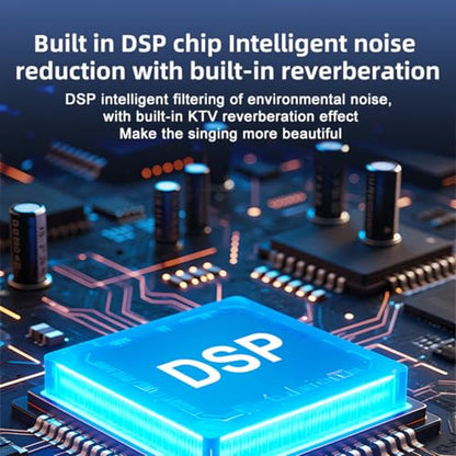 Portable Sound Card, Small Handheld Sound Card Set for Podcasting,HD Sound External Sound Card for Live Streaming/Karaoke/Gaming,Voice Changer Sound Card for Android/iOS/Windows