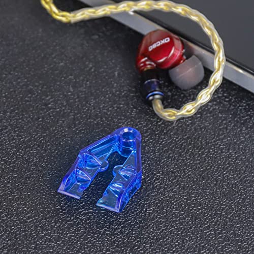 okcsc MMCX Cable Removal Tool IEM Earbuds Tool Help to Separate MMCX Connectors with Cable MMCX Assist Wire Pulling Tool Remover Earbuds Accessories Clamp A Pair of Blue - color: Blue