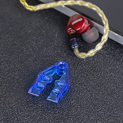 okcsc MMCX Cable Removal Tool IEM Earbuds Tool Help to Separate MMCX Connectors with Cable MMCX Assist Wire Pulling Tool Remover Earbuds Accessories Clamp A Pair of Blue - color: Blue
