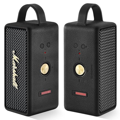 Silicone Case for Marshall EMBERTON III Portable Bluetooth Speaker,Soft Silicone Protective Case Compatible with Marshall EMBERTON III Portable Bluetooth Speaker (Black) - color: Black