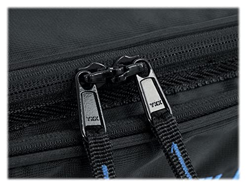 Rockville MB147 DJ Gear Mixer Gig Bag Case 14"x7"x6.5" + 13" Laptop Pocket | Dual Layer Foam Padding, Rugged Nylon, Rainproof, YKK Lockable Zippers, Shoulder Strap, Rubber Feet, Fits Controllers