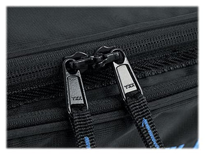 Rockville MB147 DJ Gear Mixer Gig Bag Case 14"x7"x6.5" + 13" Laptop Pocket | Dual Layer Foam Padding, Rugged Nylon, Rainproof, YKK Lockable Zippers, Shoulder Strap, Rubber Feet, Fits Controllers