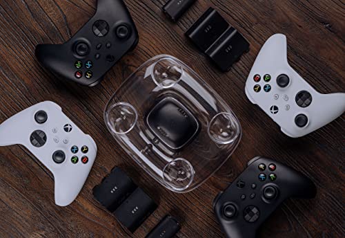8Bitdo Battery Pack for Dual Charging Dock, Compatible with Xbox Series X|S Controller & Xbox One Controller (Black) - color: Black, style: Battery Pack