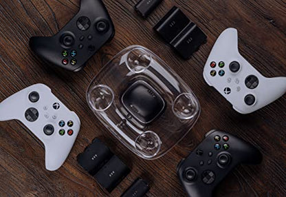 8Bitdo Battery Pack for Dual Charging Dock, Compatible with Xbox Series X|S Controller & Xbox One Controller (Black) - color: Black, style: Battery Pack