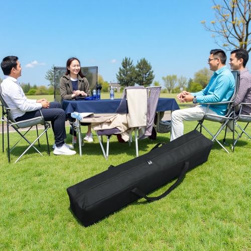 Sport Duffel Bag,Heavy Duty Canopy Tent Bag & Grill Tool Organizer - XL Water-Resistant Storage for Pop Up Shelter, Camp Chairs, Hammock Stand & BBQ Utensils (55''(L) x7.87''(W) x7.87''(H)) - size: 55''(L) x7.87''(W) x7.87''(H)
