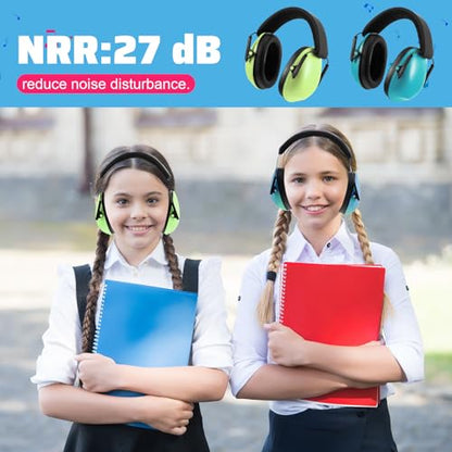 12 Pcs Kids Ear Protection Noise Cancelling Headphones Ear Muffs Bulk 27db Adult Noise Reduction Hearing Earmuff(Universal Fit (kids & Adults),Macaron Style) - size: Universal Fit (kids & Adults), style: Macaron Style