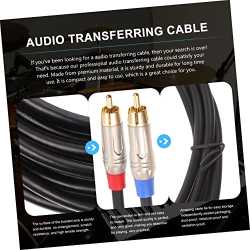 Angoily 1pc Stereo Male to Adapter Cable Audio Equipment Connector for Headphones Speakers and