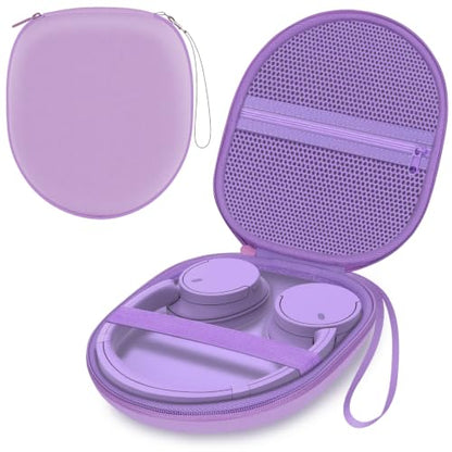 Headphone Headset Case Compatible with TALIX H30/Jlab/JBL Tune 520BT 720BT/BERIBES/KVIDIO/Soundcore by Anker/Sony Wireless On-Ear Headphones, Purple - color: Purple