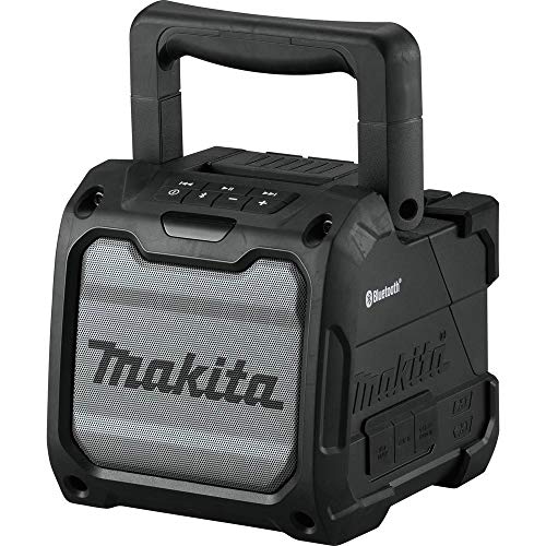 Makita XRM08B 18V LXT / 12V max CXT Lithium-Ion Cordless Bluetooth Job Site Speaker, Tool Only | Tool Only, Water- and dust-resistant construction, Power That Lasts