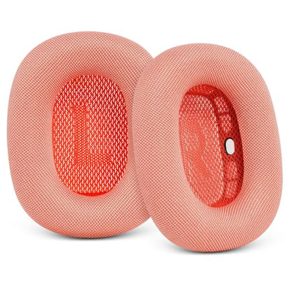 Upgraded Ear Cushions for Apple AirPods Max Headphones, GVOEARS Mesh Material Earpads Replacement Cover for AirPods Max with Silicone Gel & Strong Magnet (Pink) | G GVOEARS Upgraded Ear Pads for AirPods Max 1&2 Headphones with Silicone Gel & Strong Magnet