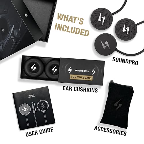 Syphon SoundPro: Ultra-Thin 9.6mm Bluetooth Moto Headphones - Glove-Friendly Controls, Massive Sound, IP55 Waterproof, Built-In Mic, Universal Fit With Any Dirt Bike, Snowmobile, and Motorcycle Helmet