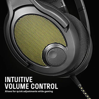 Drop + Sennheiser PC38X Gaming Headset — Noise-Cancelling Microphone with Over-Ear Open-Back Design, Velour Earpads, Compatible with PC, PS4, PS5, Switch, Xbox, Mac, Mobile, and More