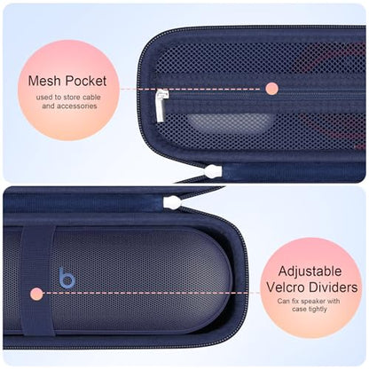 Carrying Case for Beats Pill - Portable Bluetooth Speaker/Beats Pill x Kim - color: Blue