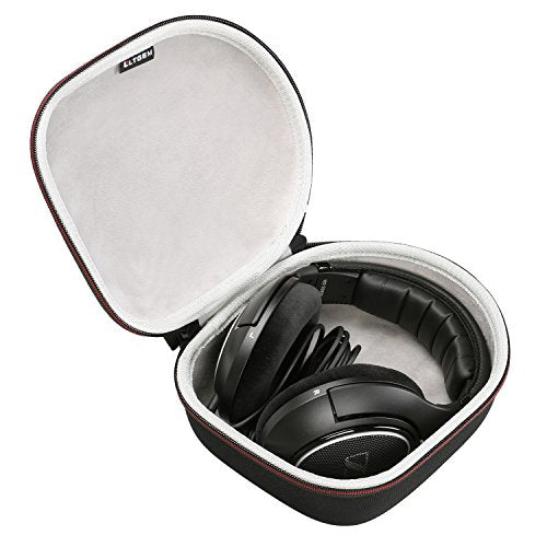 Case for Sennheiser HD 599 SE/600/280 Pro/599/490 PRO/620S Headphone Gray | Hard Carrying Travel Case for Sennheiser Headphone - color: Black+Grey