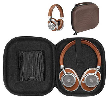 Case for ATH-M50X, ATH-M50, ATH-MSR7GM, MSR7NC, MSR7BK, ANC7/9/29, ESW9, ESW10, ES88, WS77, Live 2; Plantronics BackBeat PRO 2; Sony MDRXB950, XB650, XB770, XB920, XB900, 10RBT - color: Tan