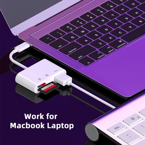 CY USB 2.0 Type C USB-C to TF Micro SD SDXC USB Female Card Reader Adapter Compatible with MAC Laptop Tablet Phone - style: SD+TF+USB