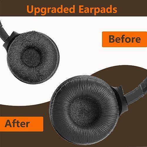 Ear Pads Replacement 70MM Ear Cushions for Sony Headphones, 2 Pack | Earpads Compatible with Sony MDR-ZX110 ZX110NC ZX310 ZX330BT WH-CH500 CH510 CH520 V150 V250 JBL Tune 510BT 500BT 450BT 660NC