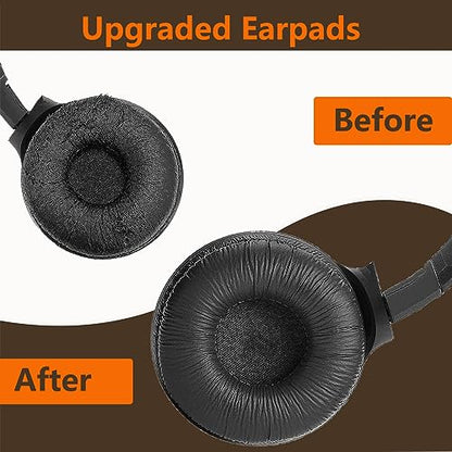 Ear Pads Replacement 70MM Ear Cushions for Sony Headphones, 2 Pack | Earpads Compatible with Sony MDR-ZX110 ZX110NC ZX310 ZX330BT WH-CH500 CH510 CH520 V150 V250 JBL Tune 510BT 500BT 450BT 660NC