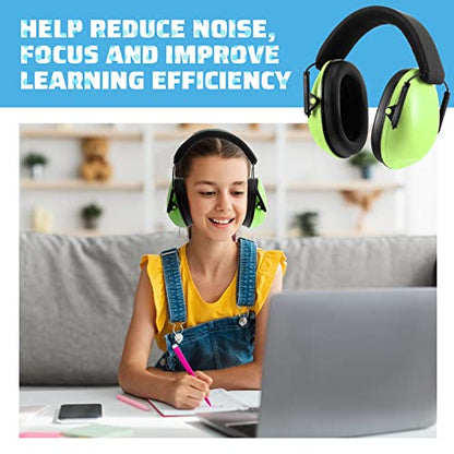 12 Pcs Kids Ear Protection Noise Cancelling Headphones Ear Muffs Bulk 27db Adult Noise Reduction Hearing Earmuff(Universal Fit (kids & Adults),Fresh Style) - size: Universal Fit (kids & Adults), style: Fresh Style