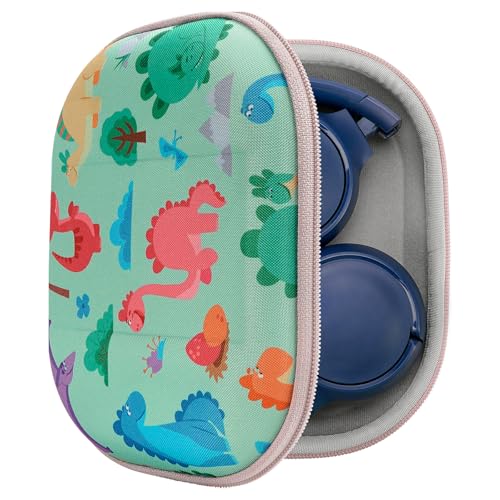 Geekria Shield On-Ear Headphones Case Compatible with JBL Tune 680NC/670NC/660NC, Live 460NC, Replacement Hard Shell Travel Carrying Bag with Cable Storage (Green) - color: Green