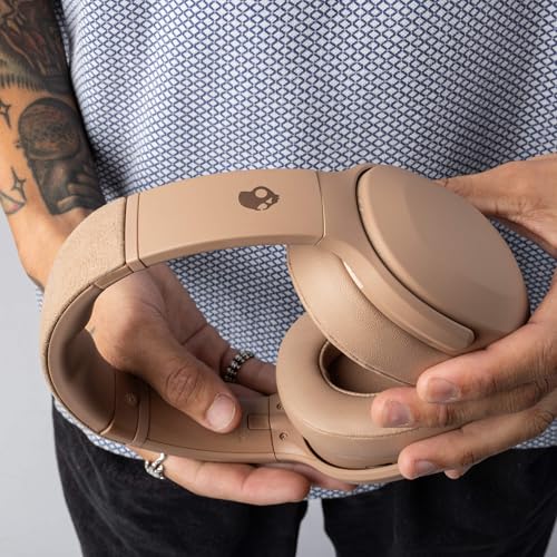 Skullcandy Crusher Evo Wireless Multi-Sensory Bass Headphones - Primer | Bluetooth, Noise Isolating Over-Ear Fit, 40 Hours Battery, Microphone, Working Out, Gym, Travel, Studying, Music - color: Primer