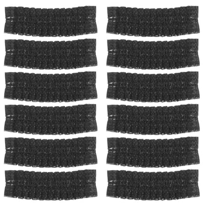 200pcs Disposable Non Woven Microphone Covers with Elastic Band Black