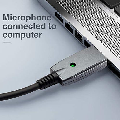 USB Microphone Cable,XLR Female to USB Mic Link Converter Cable for Microphones or Recording Karaoke Sing,20 feet - size: 20 Feet