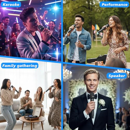 Universal Rechargeable Handheld Wireless Microphone