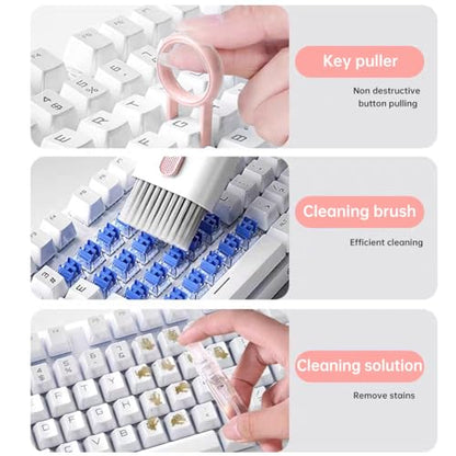 7-in-1 Electronic Cleaner Kit, Phone Laptop Keyboard Cleaner, Keycap Puller
