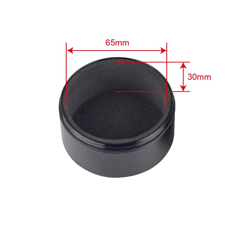 Soundlink Aluminum Alloy Earphone Case Waterproof in Ear Monitor Storage Box with Sponge Lining(Grey) - color: Grey