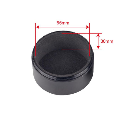 Soundlink Aluminum Alloy Earphone Case Waterproof in Ear Monitor Storage Box with Sponge Lining(Grey) - color: Grey
