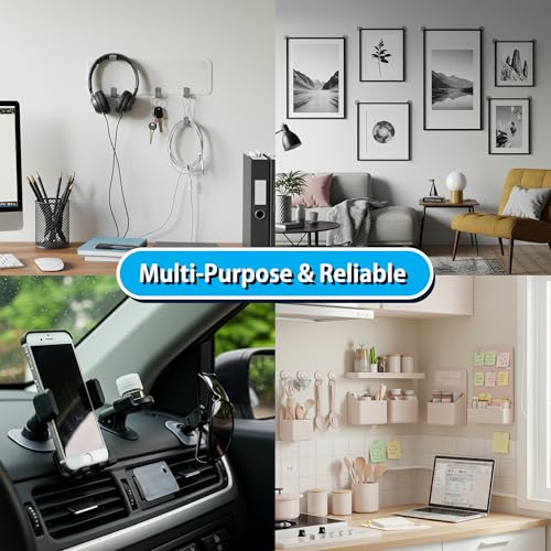 FOROOMACO Mini Ear Double-Sided Mounting Squares for Acoustic Foam, 300 Pcs | Pre-cut 1.18 in foam mounting tape squares with easy-peel tabs for acoustic foam, foam boards, signs and light decor