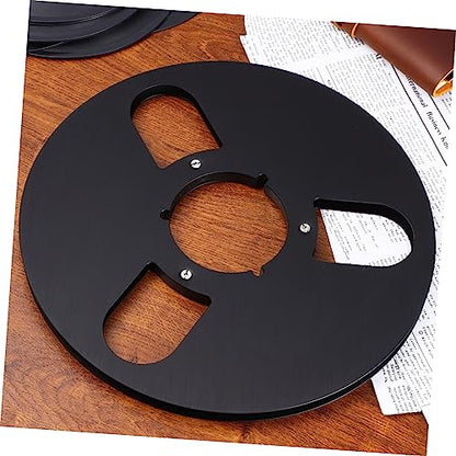 Happyyami 3Holes Empty Aluminum Alloy Tape Reel for Recorder Open Reel Accessory for to Tape Player Low Noise High Output Enhanced Sound Quality