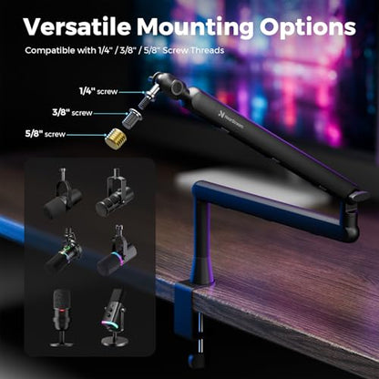 NearStream ST20 Adjustable Microphone Stand with 1/4", 3/8" & 5/8" Adapters