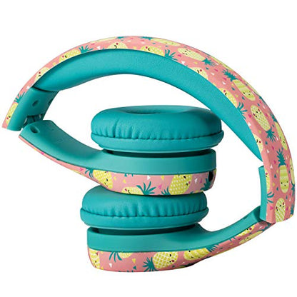Snug Play+ Kids Headphones with Volume Limiting for Toddlers (Boys/Girls) - Pineapples - color: Pineapples, size: One Size