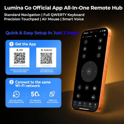 [Built-in Apps] Mini Projector 4K Supported, Android TV OS & Phone Remote - color: Black