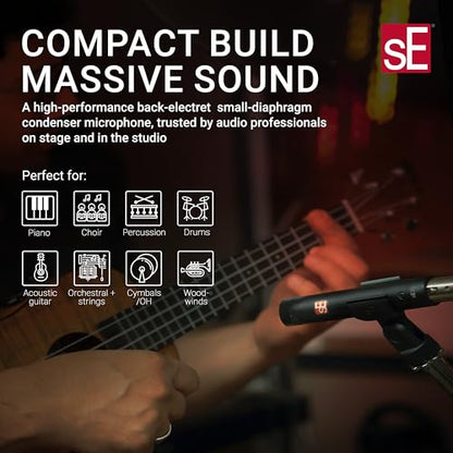 SE ELECTRONICS - sE7 Small Diaphragm Cardioid Condenser Microphone with Clip - color: sE7