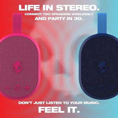 Skullcandy Kilo 2 Wireless Bluetooth Speaker, IPX7, 24-Hour Battery - color: Old Pink