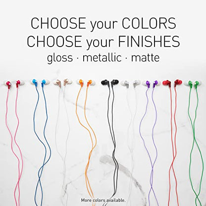 Panasonic ErgoFit In-Ear Earbud Headphones RP-HJE120-A (Blue) Dynamic Crystal-Clear Sound, Ergonomic Comfort-Fit - color: Blue, size: S/M/L, style: No Mic