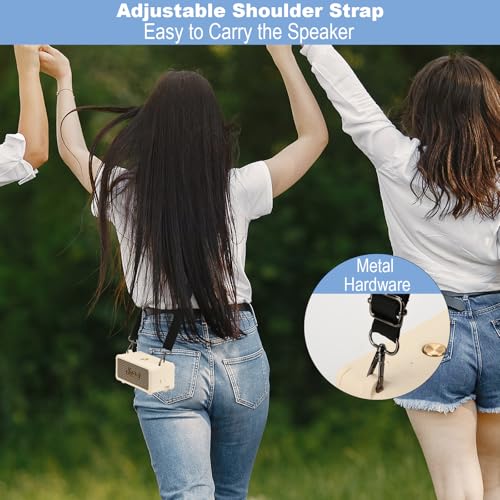 Silicone Cover for Marshall Emberton III Speaker, Soft Silicone Case Replacement Protective Skin Cover Portable Travel Sleeve with Shoulder Strap (Case Only) (Cream) - color: Cream