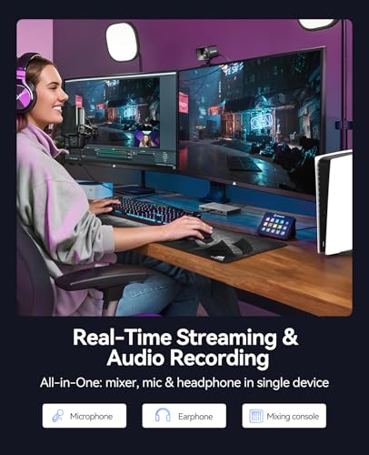 ORICO IS6 4K Portable HDMI Capture Card for Streaming, Dual 4K60Hz Inputs, USB C Game Capture Card with Audio Ports Compatible with PS5, Xbox, Switch, OBS Recording, Works on PC, Mac, Laptop, iPad