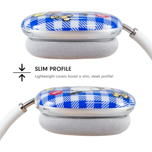 Sonix x Sanrio Protective Case for AirPods Max Headphones - Stylish TPU Hard Shell Ear Cup Covers | Gingham Pochacco - color: Gingham Pochacco
