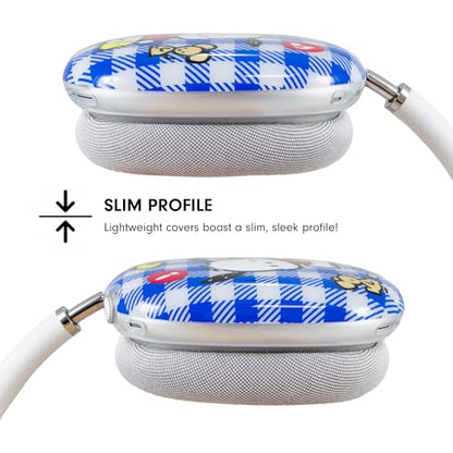 Sonix x Sanrio Protective Case for AirPods Max Headphones - Stylish TPU Hard Shell Ear Cup Covers | Gingham Pochacco - color: Gingham Pochacco