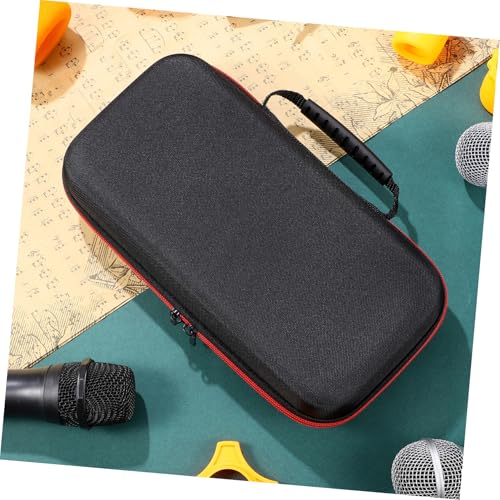 Toyvian Microphone Storage Bag with Thicken Sponge Padding Eva Protective Carrying Case for Travel Capacity Mic Pouch for Microphones and Accessories