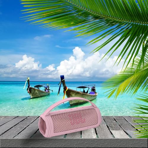 JCHPINE Silicone Cover Case for JBL Flip 6 Portable Bluetooth Speaker - color: Pink Cover