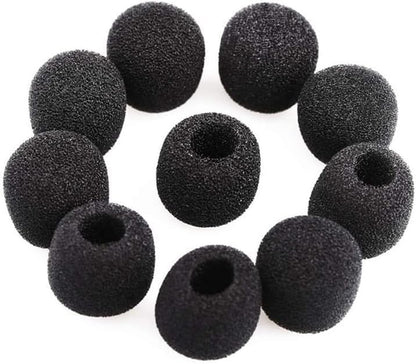 5-Pack Professional Foam Windshield for Shure CVG18-B/C - Studio-Grade Microphone Filter for Gooseneck Condenser Mics, Black Sponge Noise Reduction Covers